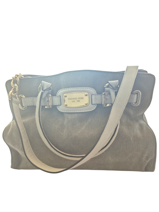 Michael Kors Handbags - Michael Kors Hamilton Taupe Tote with Gold Hardware